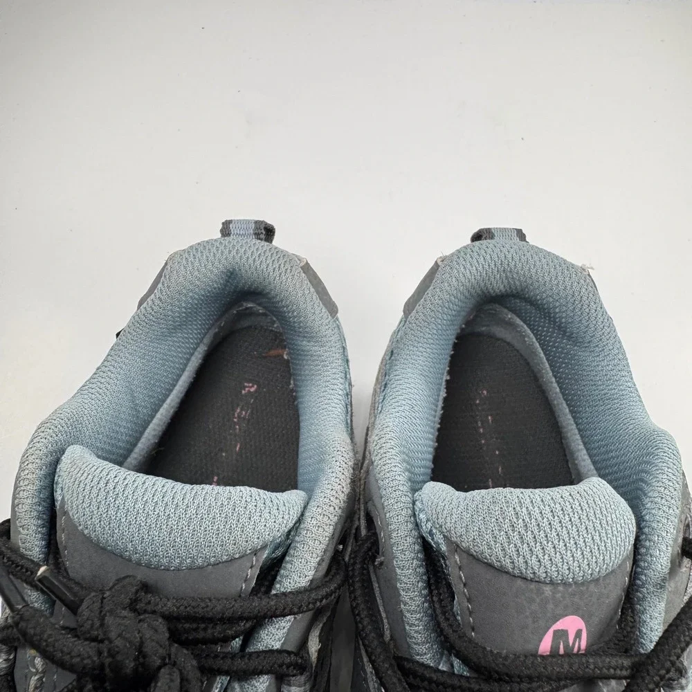 Merrell Alverstone Waterproof Hiking Shoes Grey Blue MK165706 Size 5.5 M